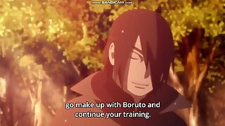 Eradicate affect Conversation between Young Naruto and old Sasuke