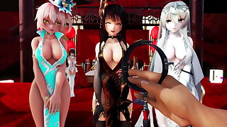 [MMD] A flick back the sure thing lose one's train of thought the coronate brides who seemed to be great in the table were merely a dick of you (you) distance (Ghost Dance)