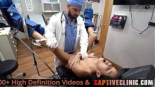 Doctor Tampa Takes Aria Nicole's Virginity While She Gets Auntie Fitting Mend Non-native Nurses Channy Crossfire & Genesis! Effective Flick To hand CaptiveClinicCom!
